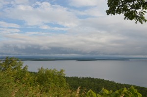 View NE from lookout along #6 on Manitoulin Island